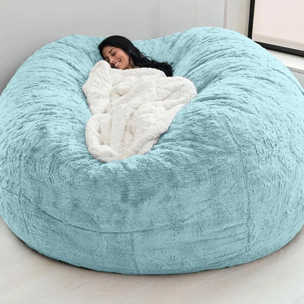 7FT 183cm Fur Giant Washable Bean Bag