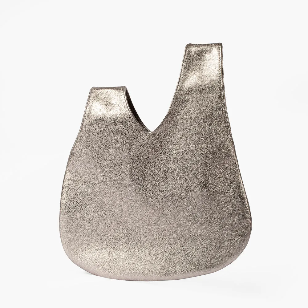 Bronze Metallic Nexus Handbag