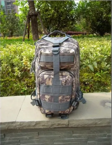 Camouflage Outdoor School Hiking Backpack Oxford Cloth Nylon