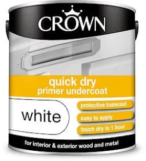 Crown Quick Dry Undercoat White - 2.5L