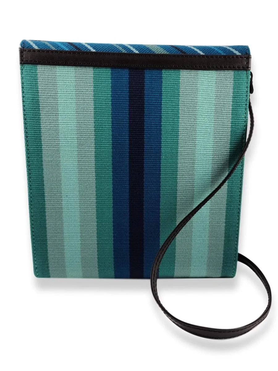 Curva Crossbody Handbag - Teal Hues