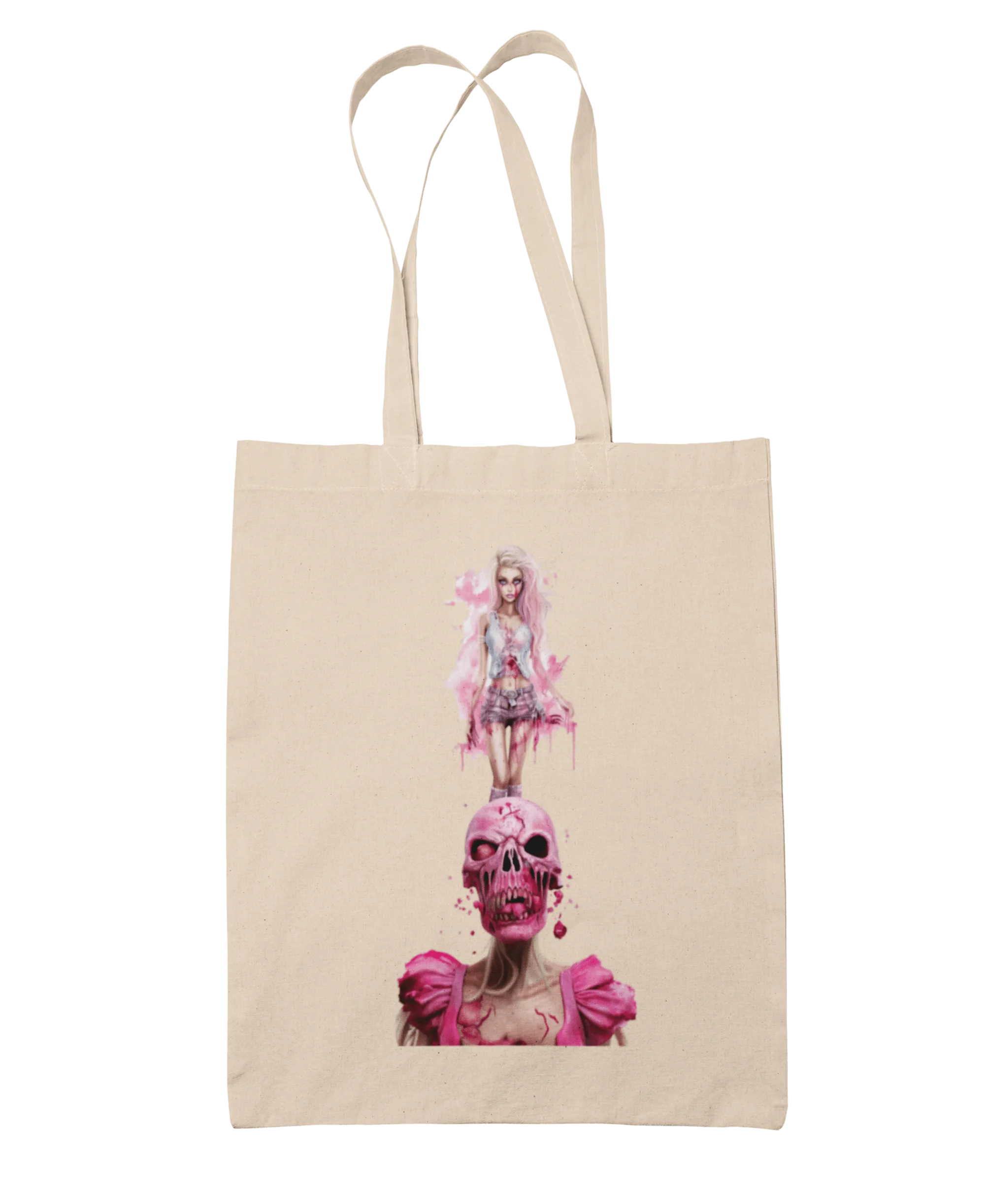 Daisy Duke Skull Barbie Tote Bag