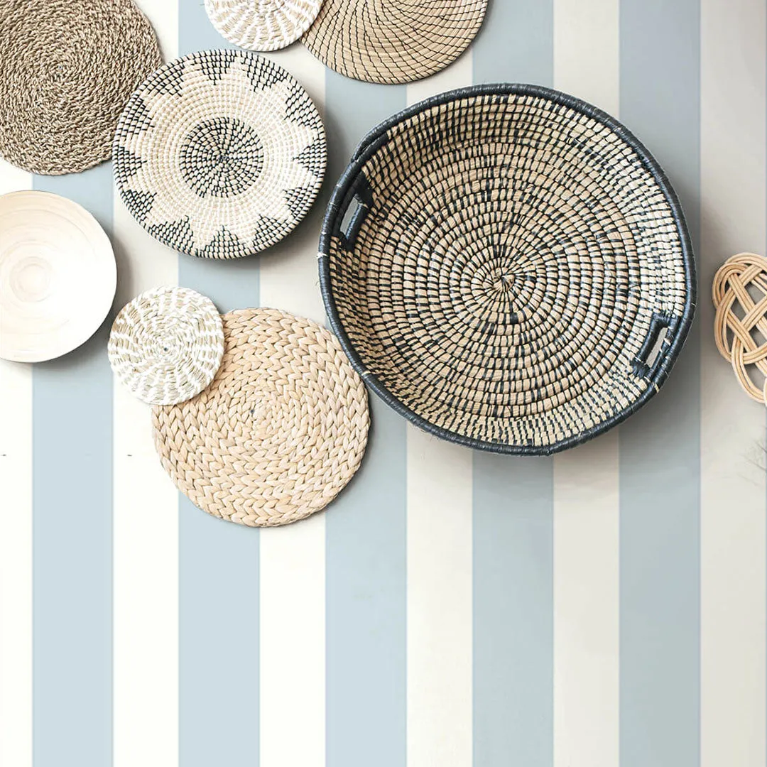 Designer Stripe Peel-and-Stick Luxe Haven Wallpaper