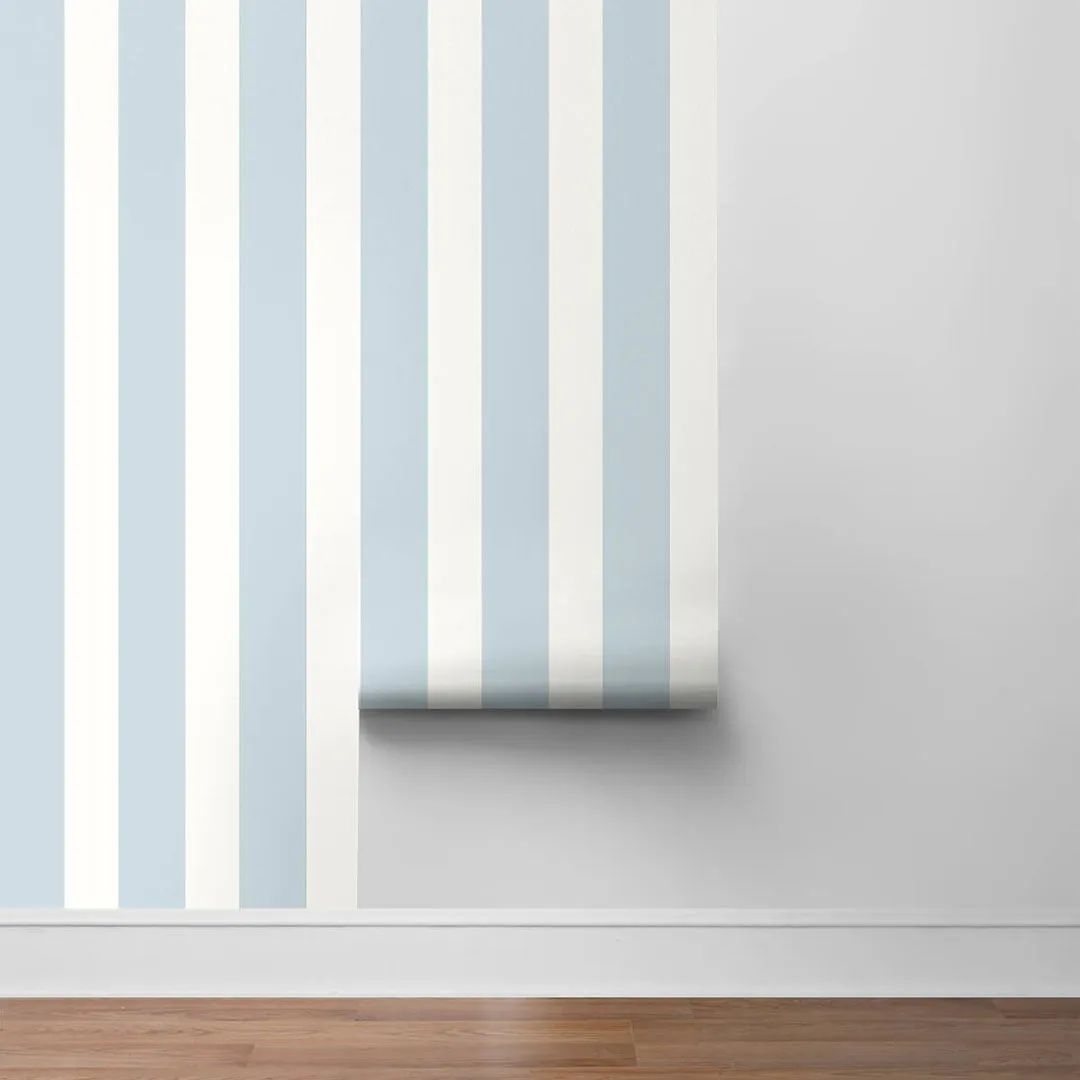 Designer Stripe Peel-and-Stick Luxe Haven Wallpaper