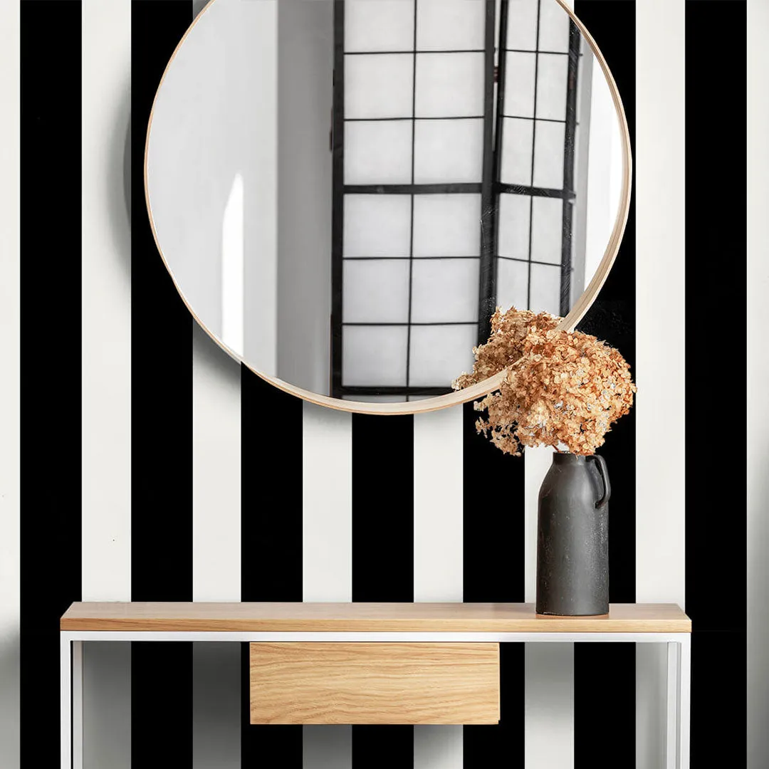 Designer Stripe Peel-and-Stick Luxe Haven Wallpaper