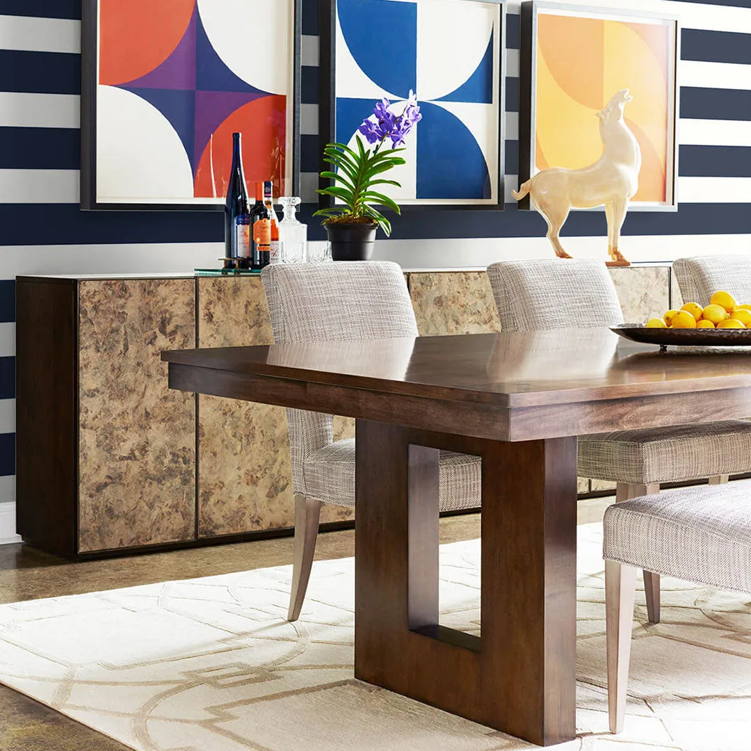 Designer Stripe Peel-and-Stick Luxe Haven Wallpaper