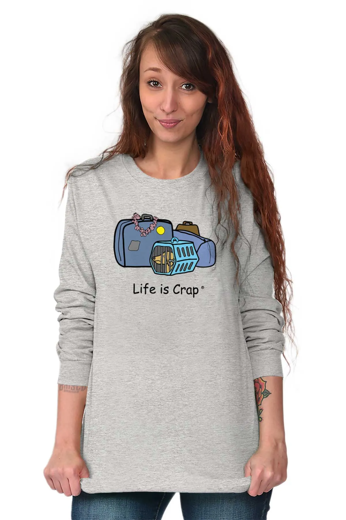 Dog Carrier Long Sleeve Tee