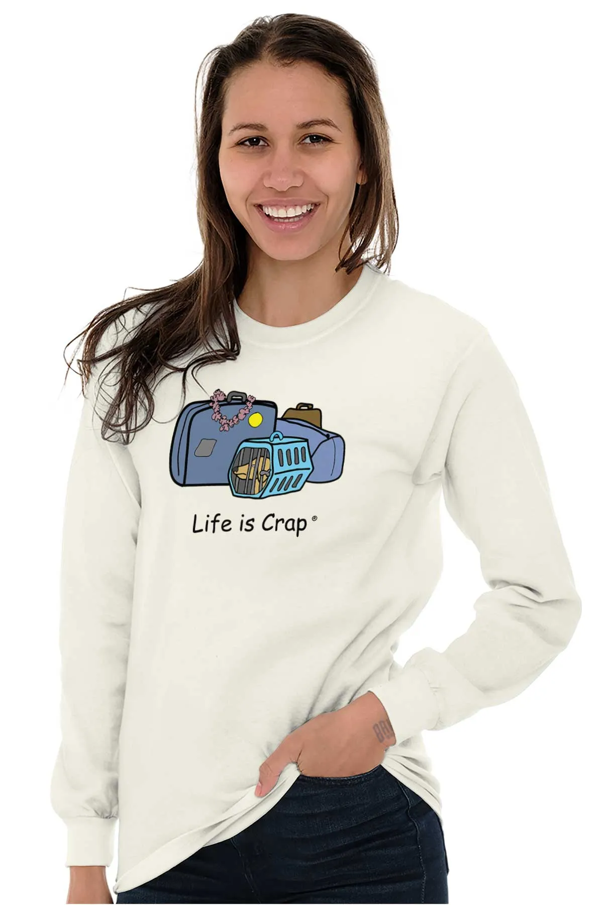 Dog Carrier Long Sleeve Tee