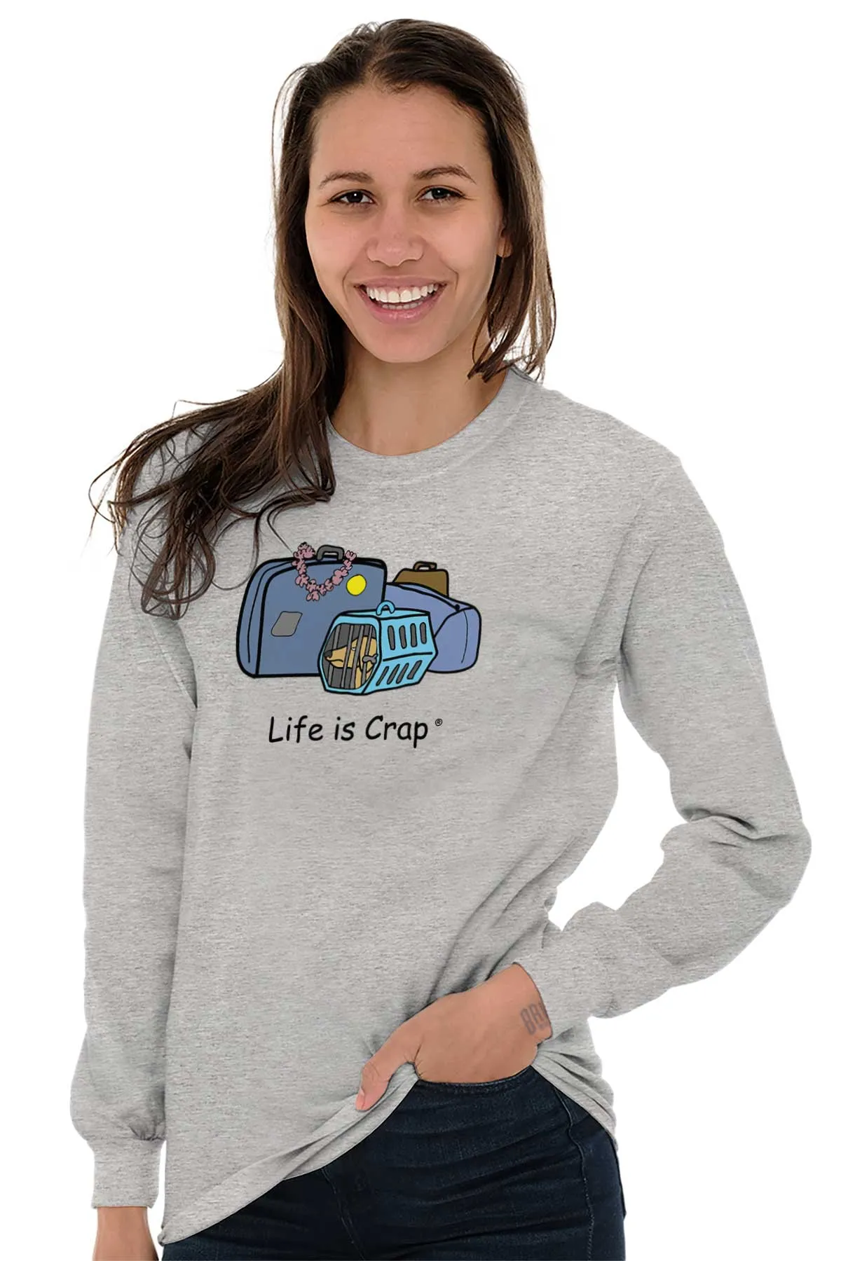 Dog Carrier Long Sleeve Tee