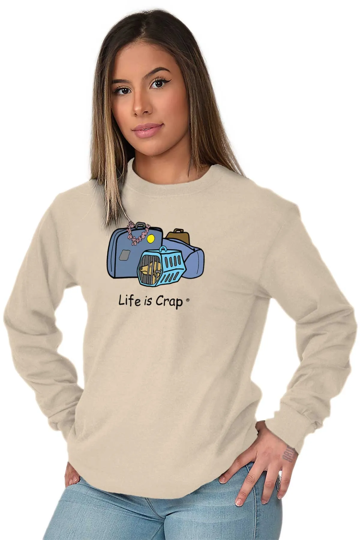 Dog Carrier Long Sleeve Tee