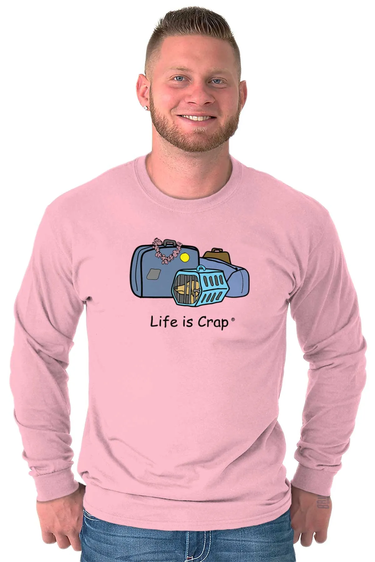 Dog Carrier Long Sleeve Tee