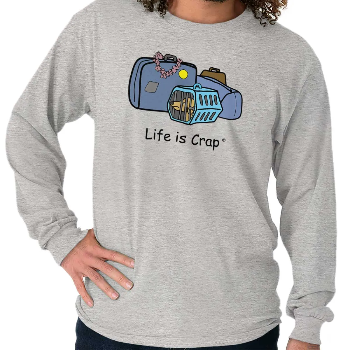 Dog Carrier Long Sleeve Tee