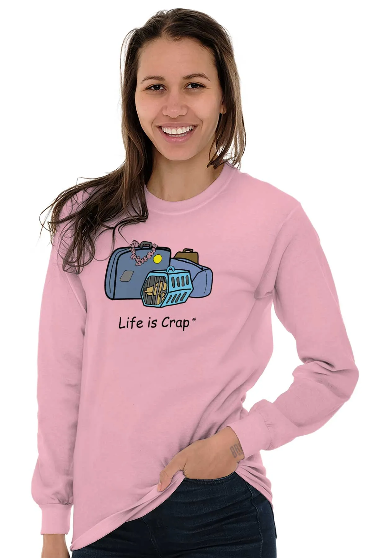 Dog Carrier Long Sleeve Tee