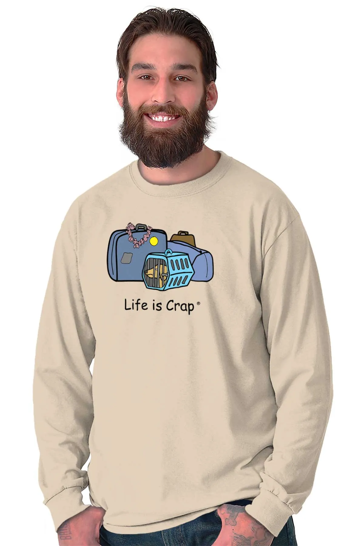 Dog Carrier Long Sleeve Tee