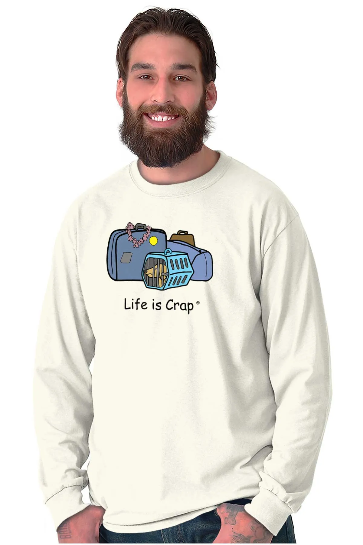 Dog Carrier Long Sleeve Tee