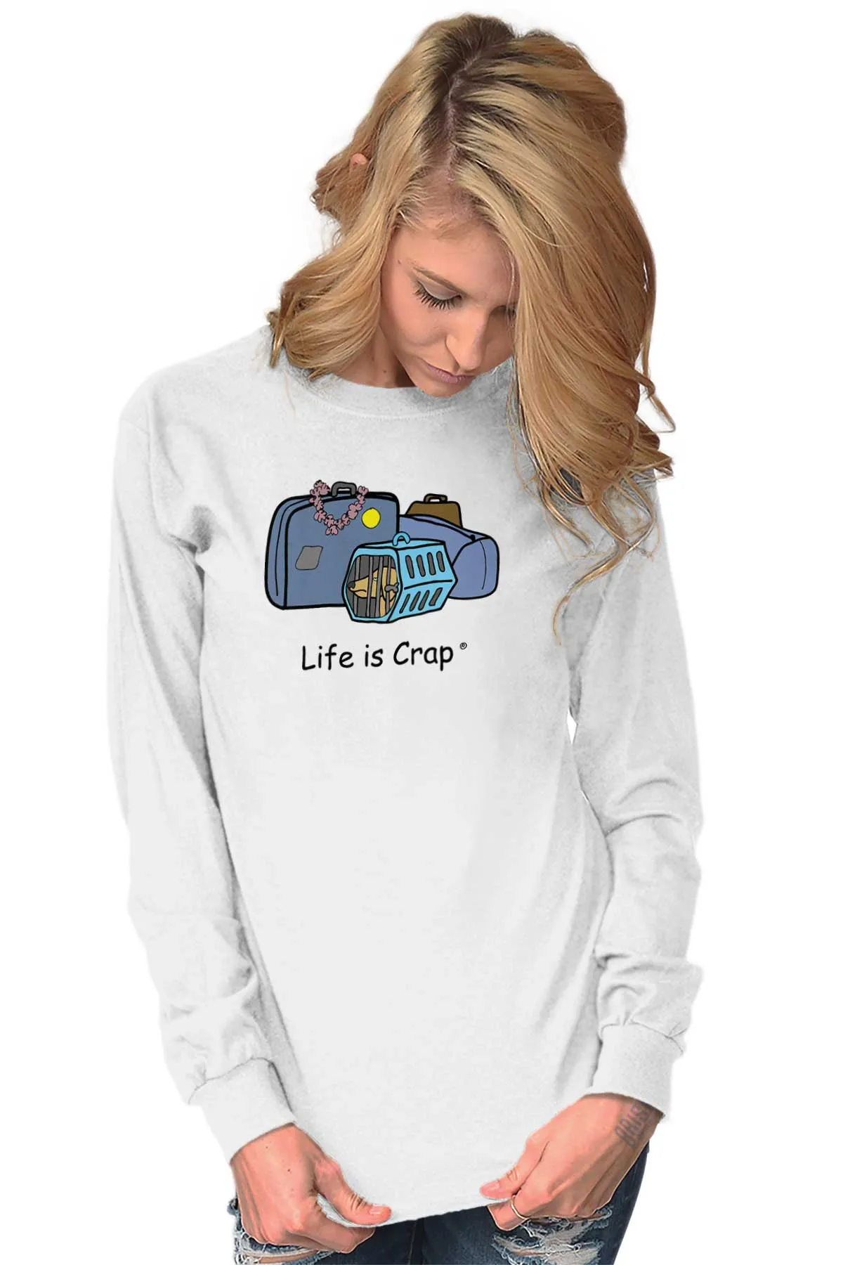 Dog Carrier Long Sleeve Tee