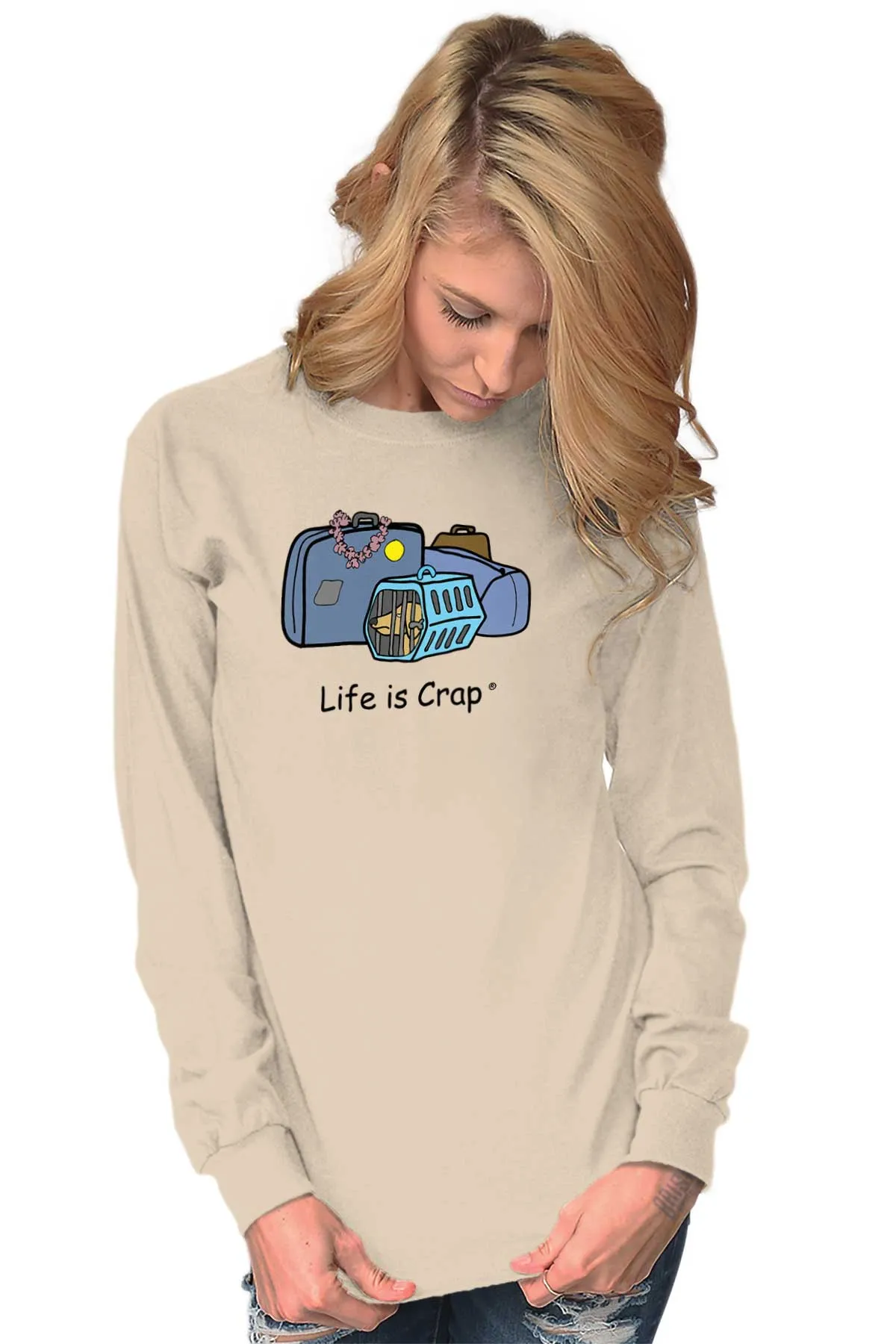 Dog Carrier Long Sleeve Tee