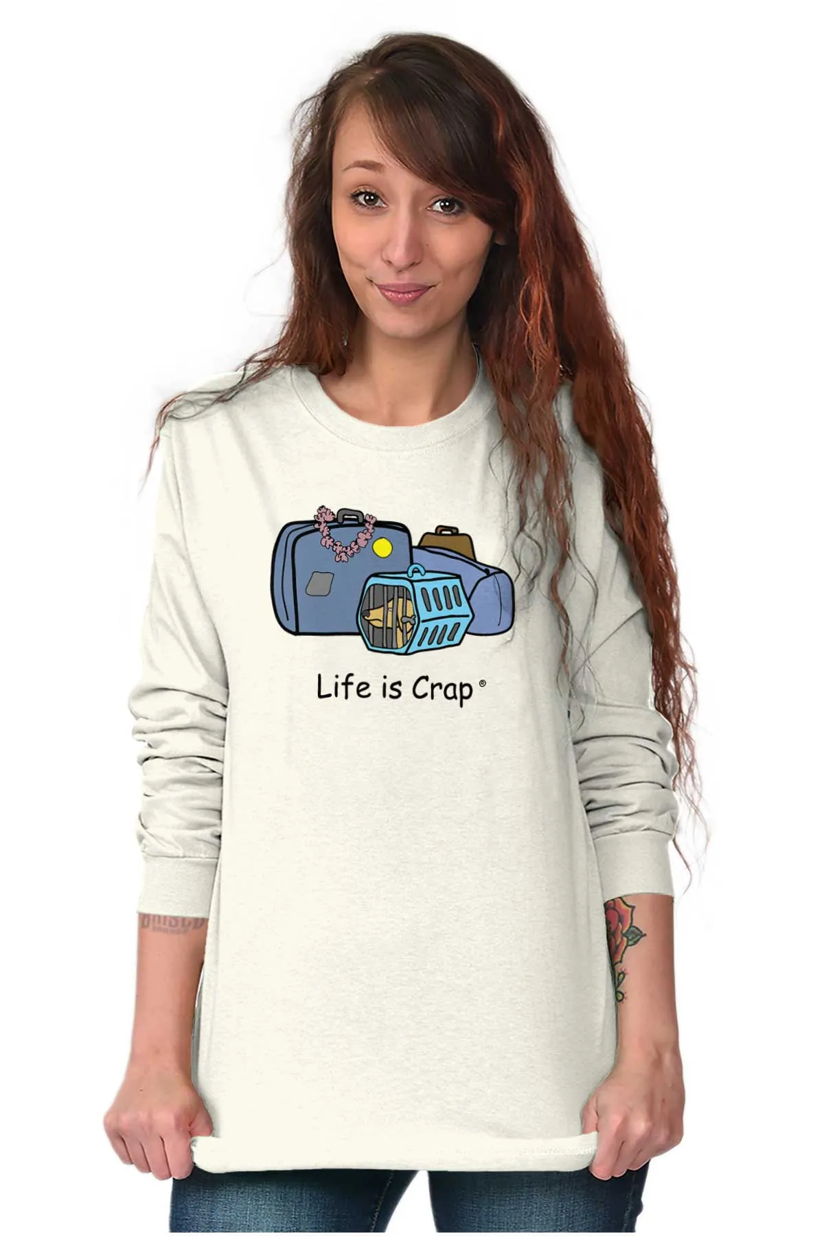 Dog Carrier Long Sleeve Tee
