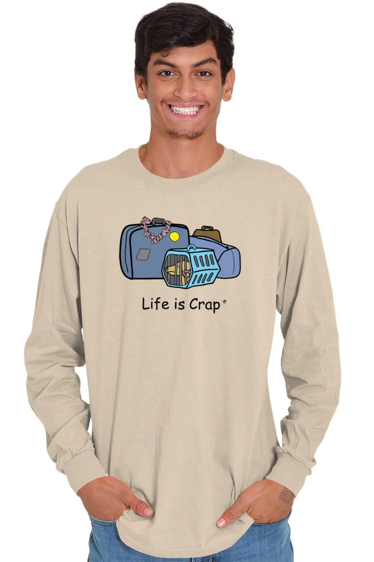 Dog Carrier Long Sleeve Tee