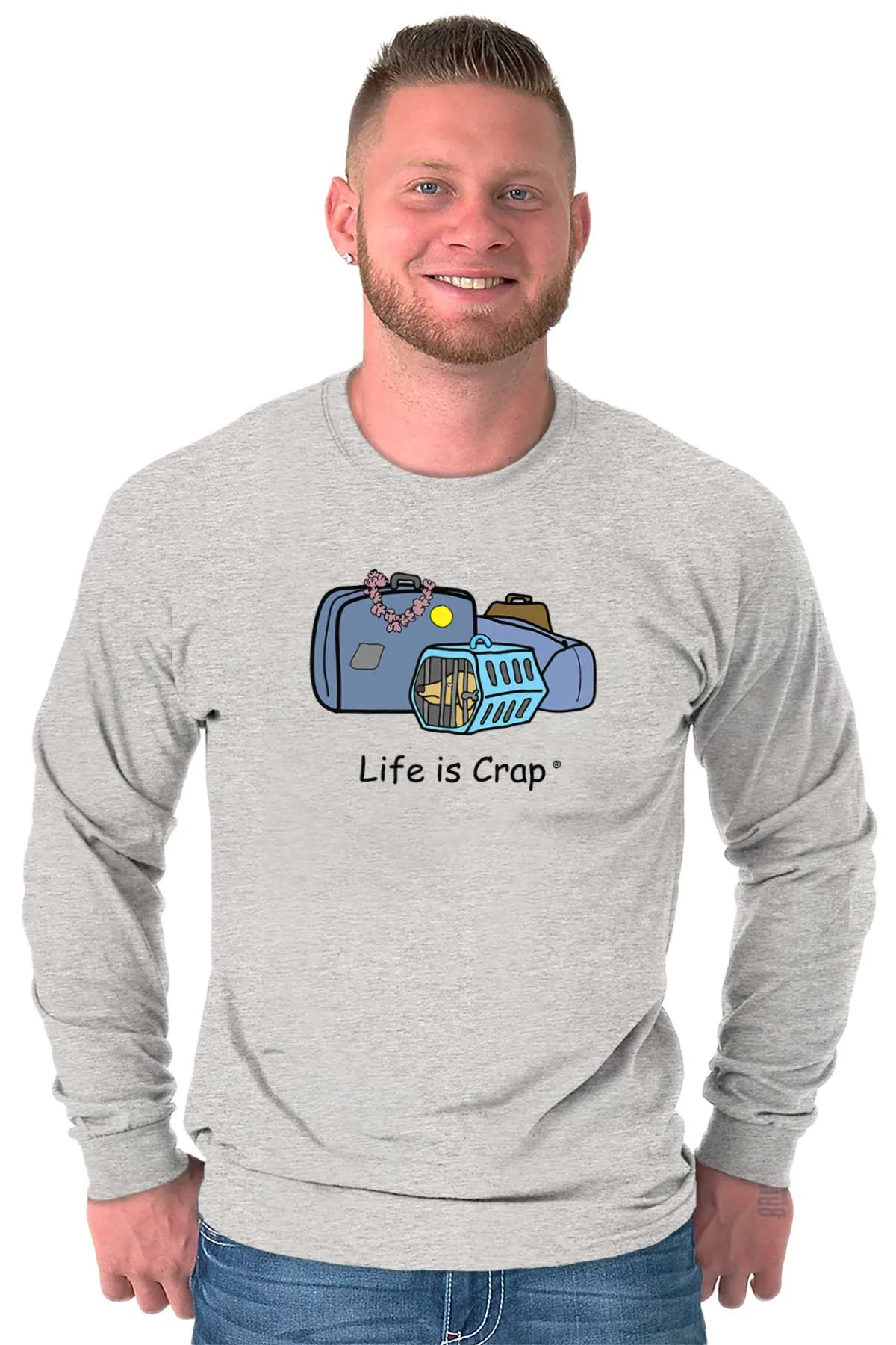 Dog Carrier Long Sleeve Tee