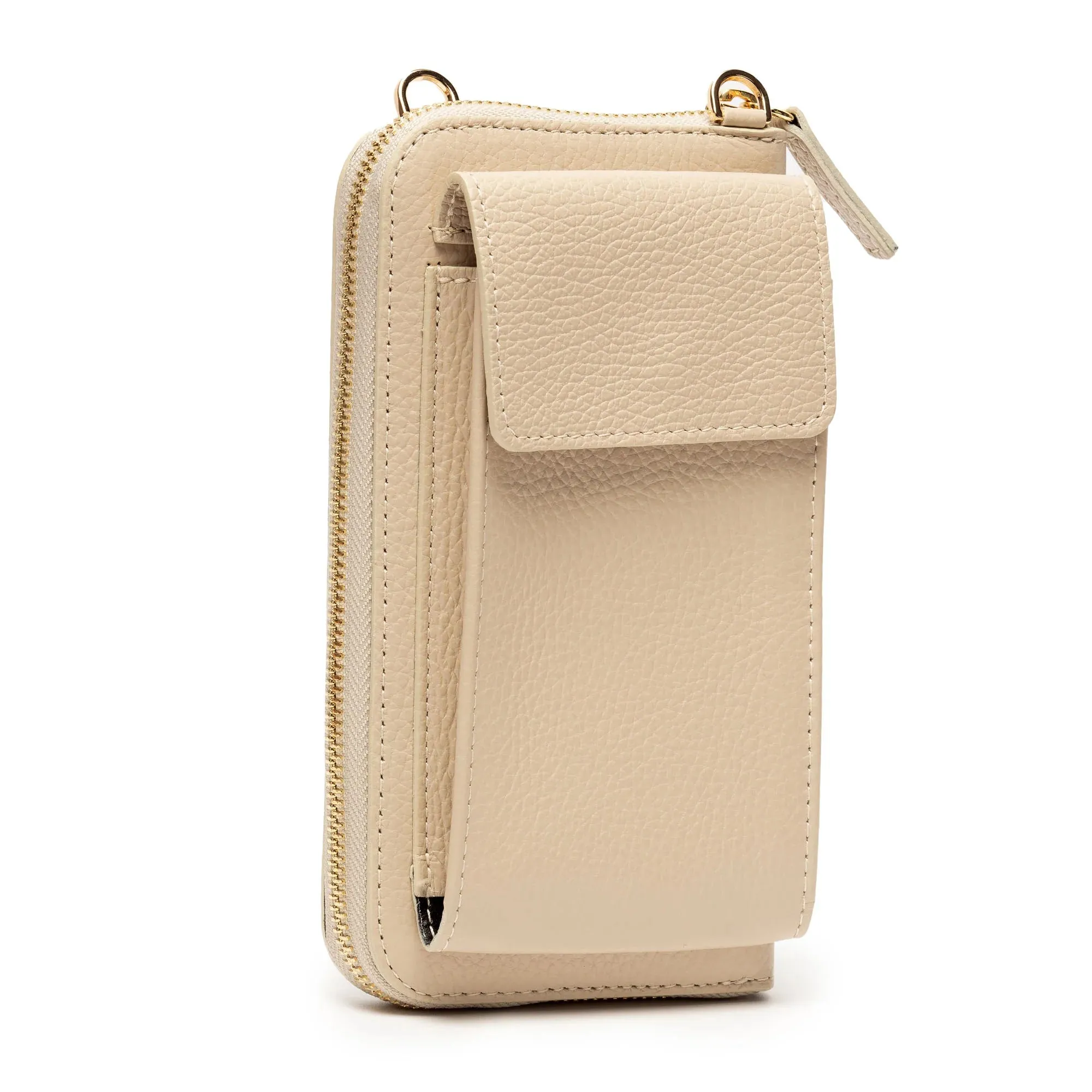Elie Beaumont Phone Bag in Stone