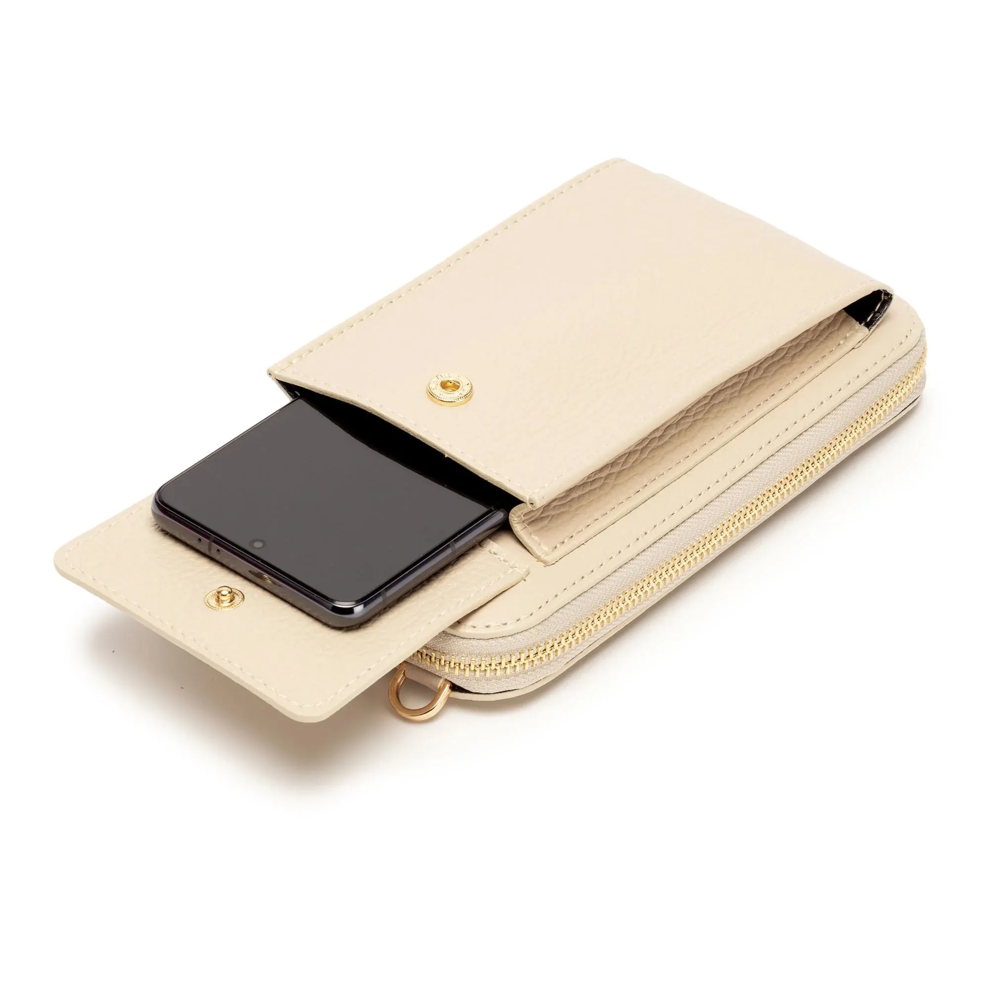 Elie Beaumont Phone Bag in Stone