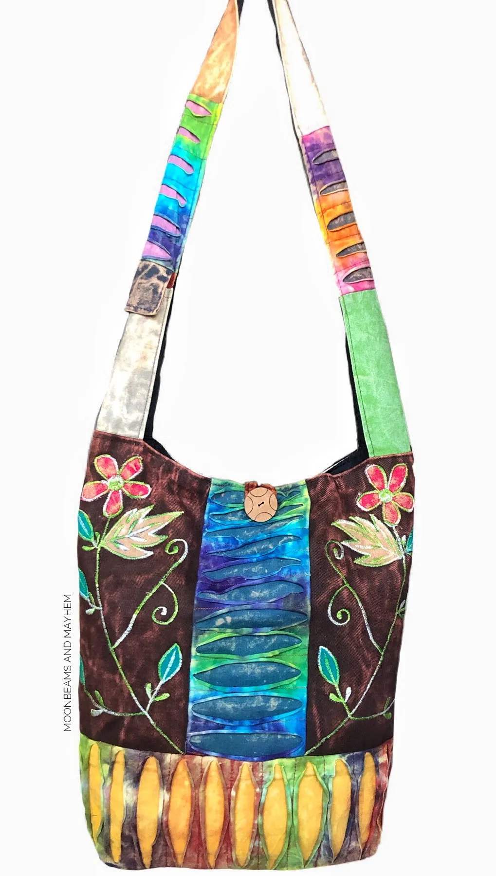 ENCHANTING WILDWOOD LARGE COTTON TOTE /  BAG