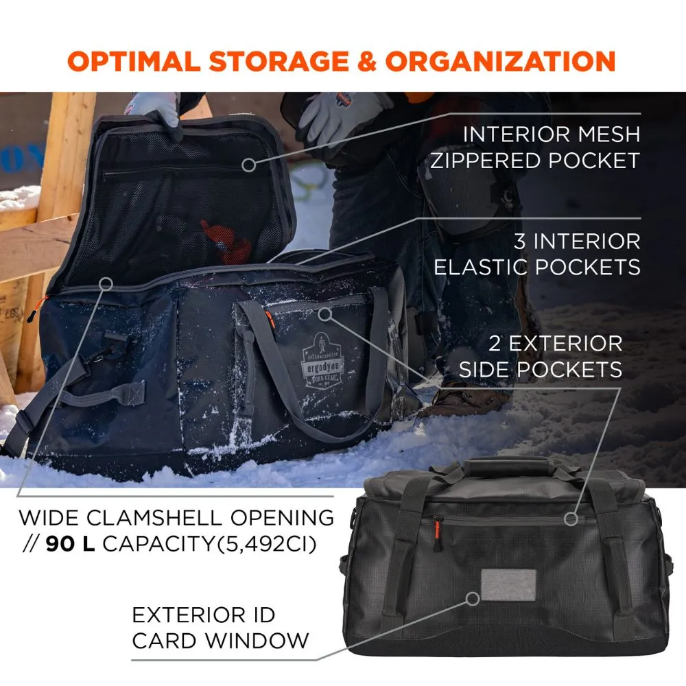 Ergodyne 13036 #5031 M Black Water-Resistant Duffel Bag