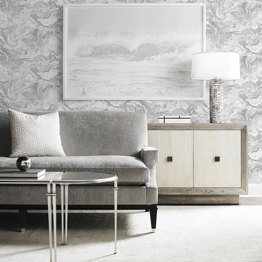 Faux Marble Peel-and-Stick Luxe Haven Wallpaper