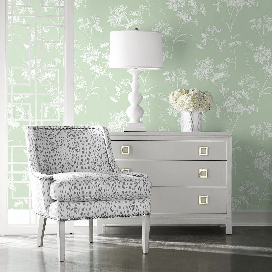 Floral Mist Peel-and-Stick Luxe Haven Wallpaper