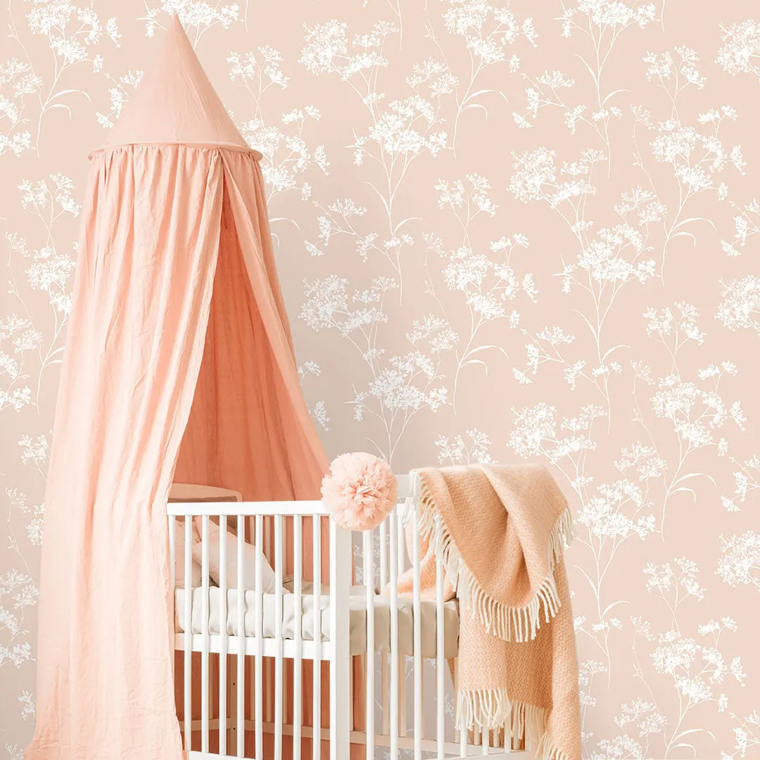 Floral Mist Peel-and-Stick Luxe Haven Wallpaper