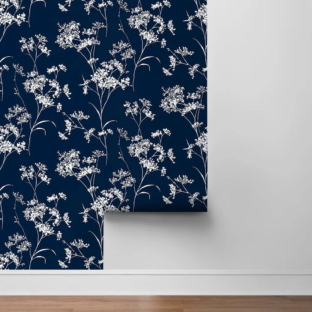 Floral Mist Peel-and-Stick Luxe Haven Wallpaper