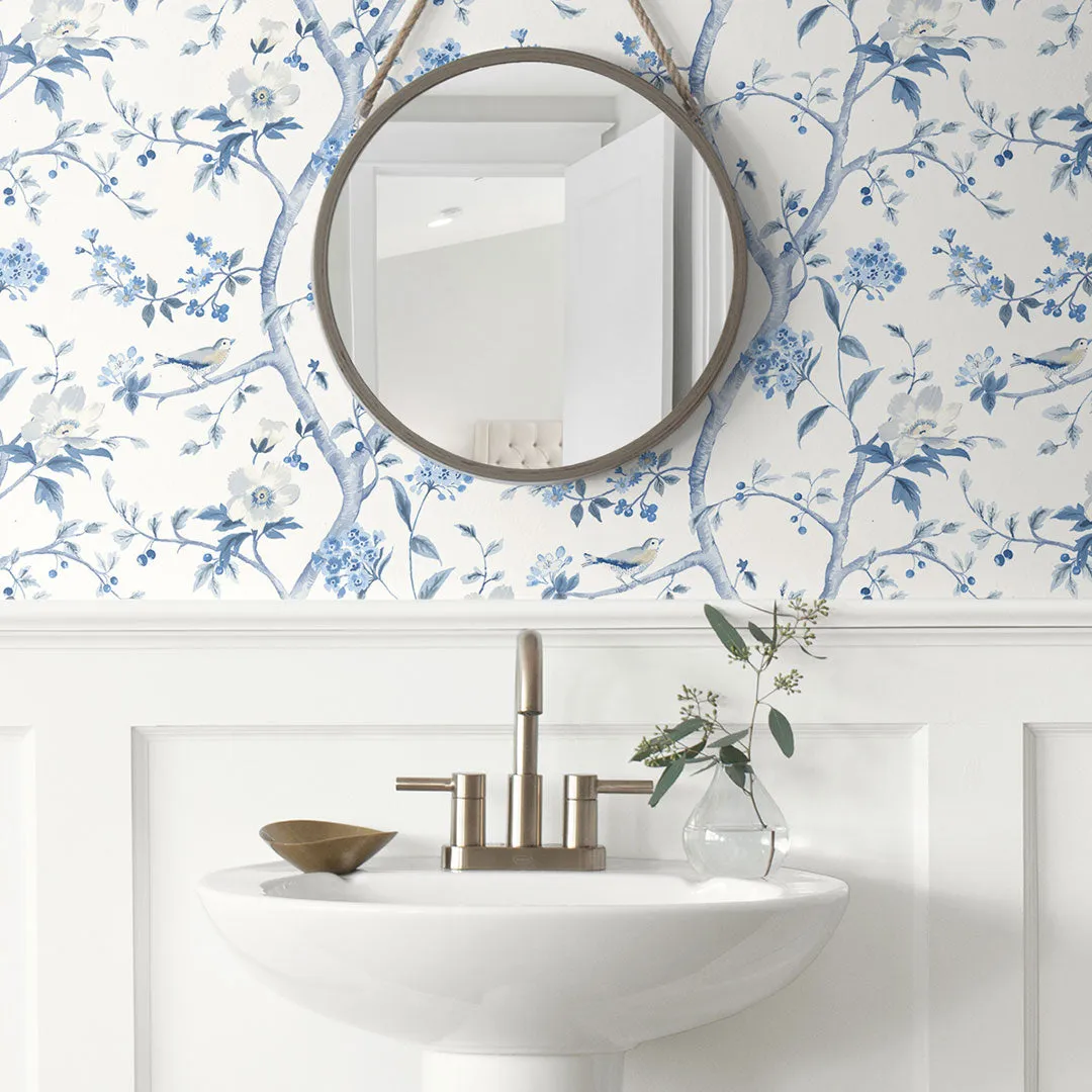 Floral Trail Peel-and-Stick Luxe Haven Wallpaper