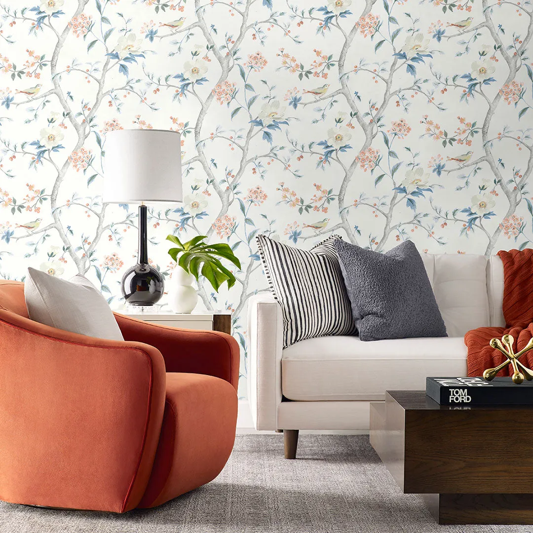 Floral Trail Peel-and-Stick Luxe Haven Wallpaper