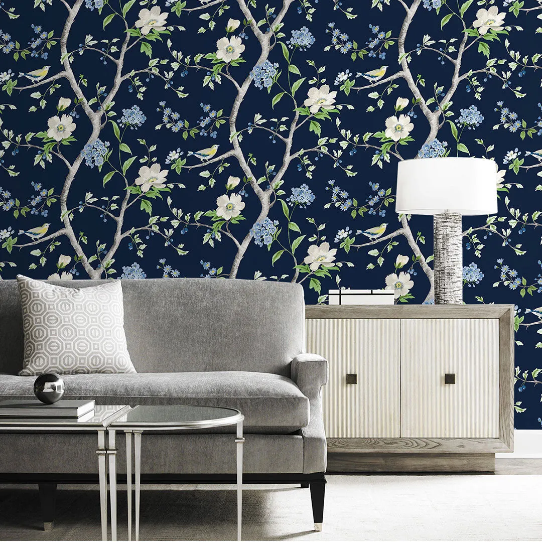 Floral Trail Peel-and-Stick Luxe Haven Wallpaper
