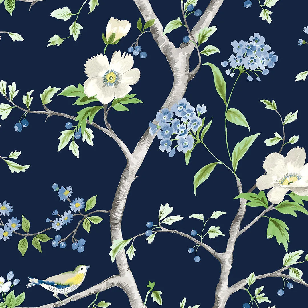Floral Trail Peel-and-Stick Luxe Haven Wallpaper