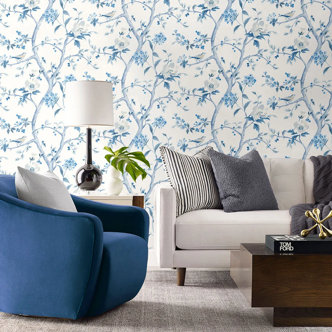 Floral Trail Peel-and-Stick Luxe Haven Wallpaper