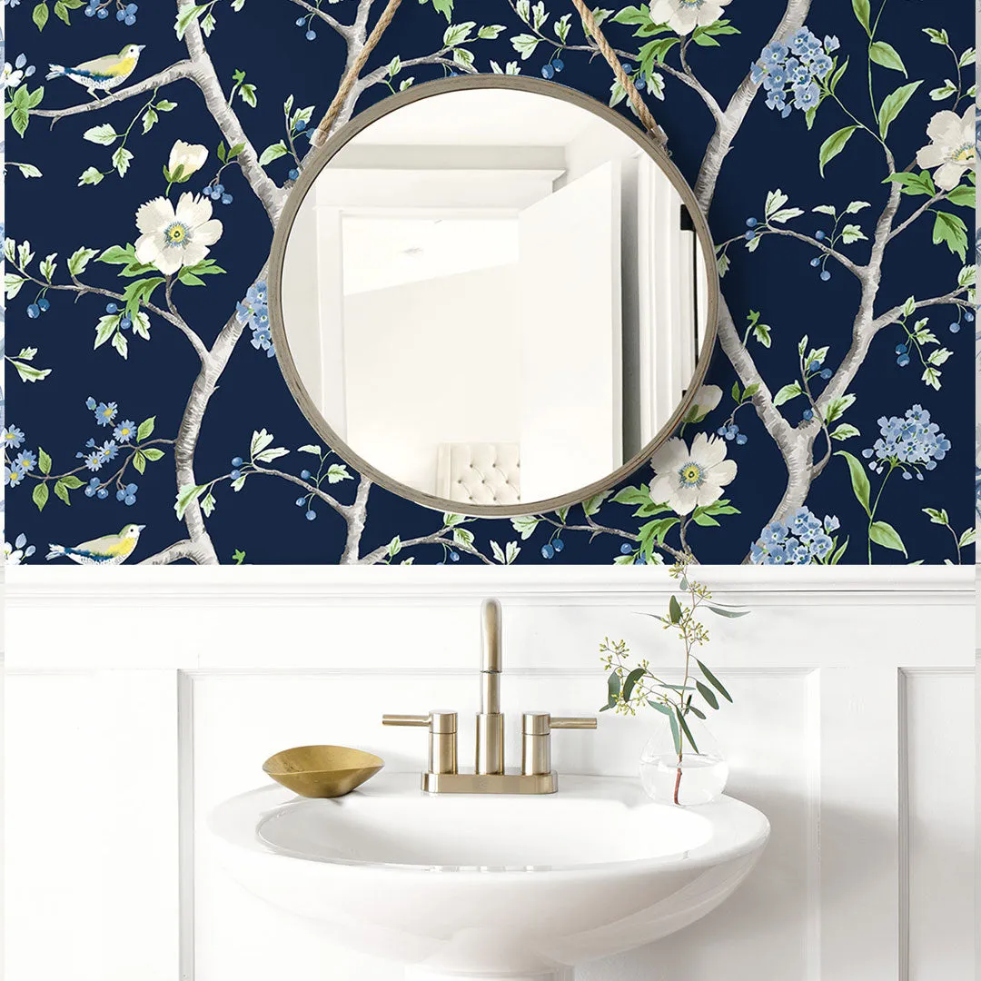 Floral Trail Peel-and-Stick Luxe Haven Wallpaper