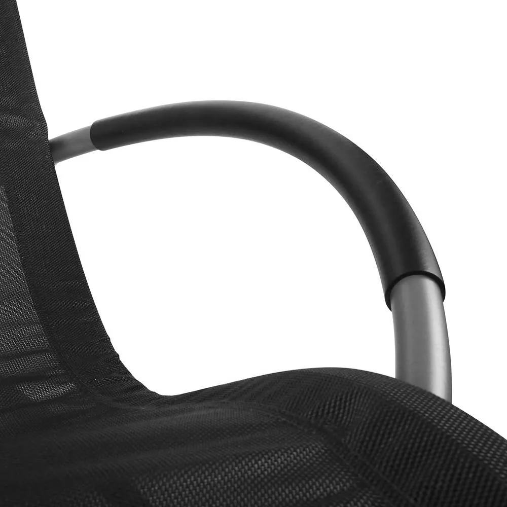 Foldable Orbital Rocking Chair - Black
