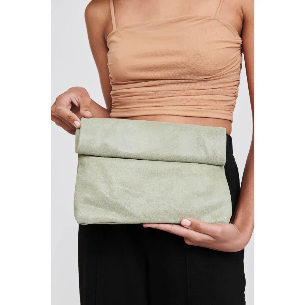 Gianna Metallic Clutch