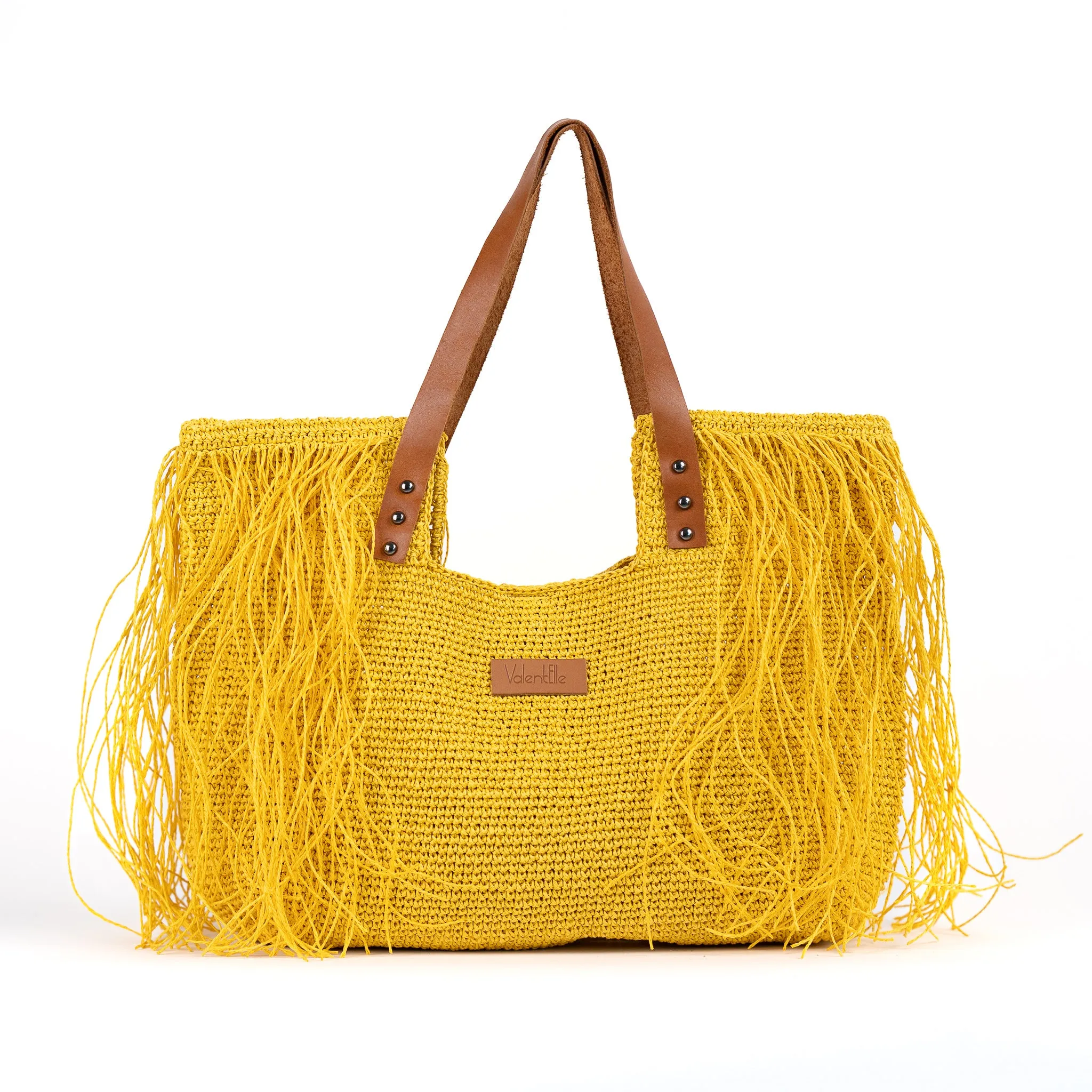 Large Straw Beach Bag