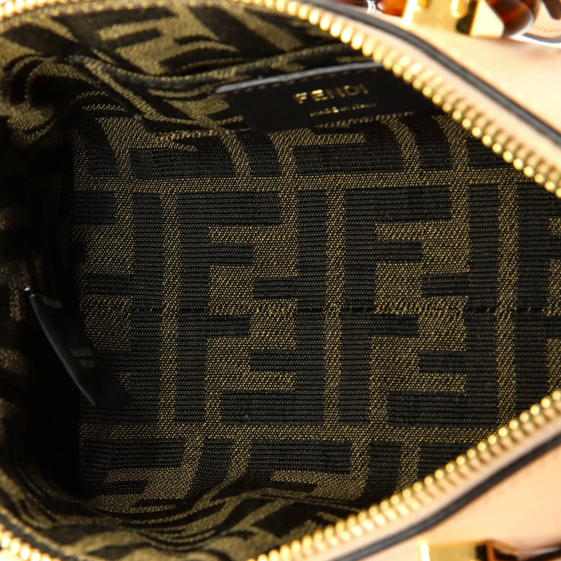 Logo By The Way Top Handle Bag Embossed Leather Mini