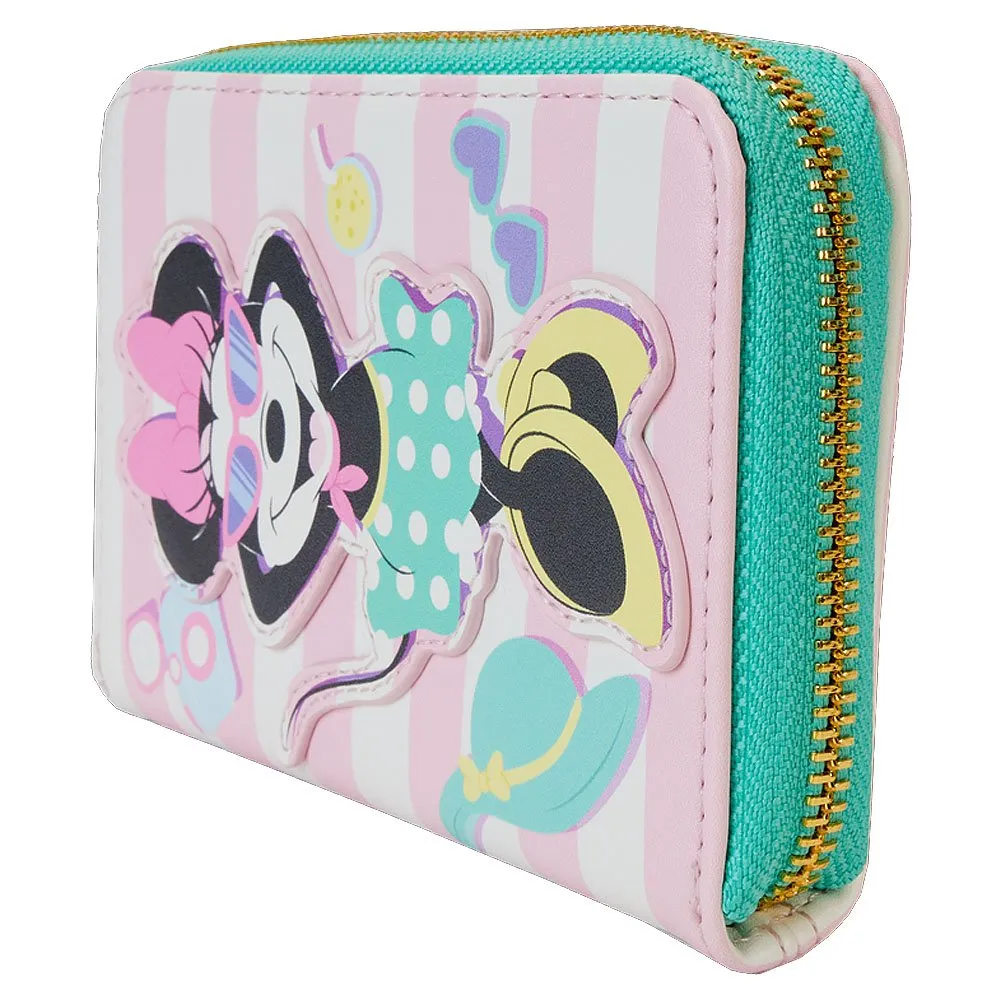 Loungefly x Minnie Mouse Vacation Style Poolside Zip Around Wallet