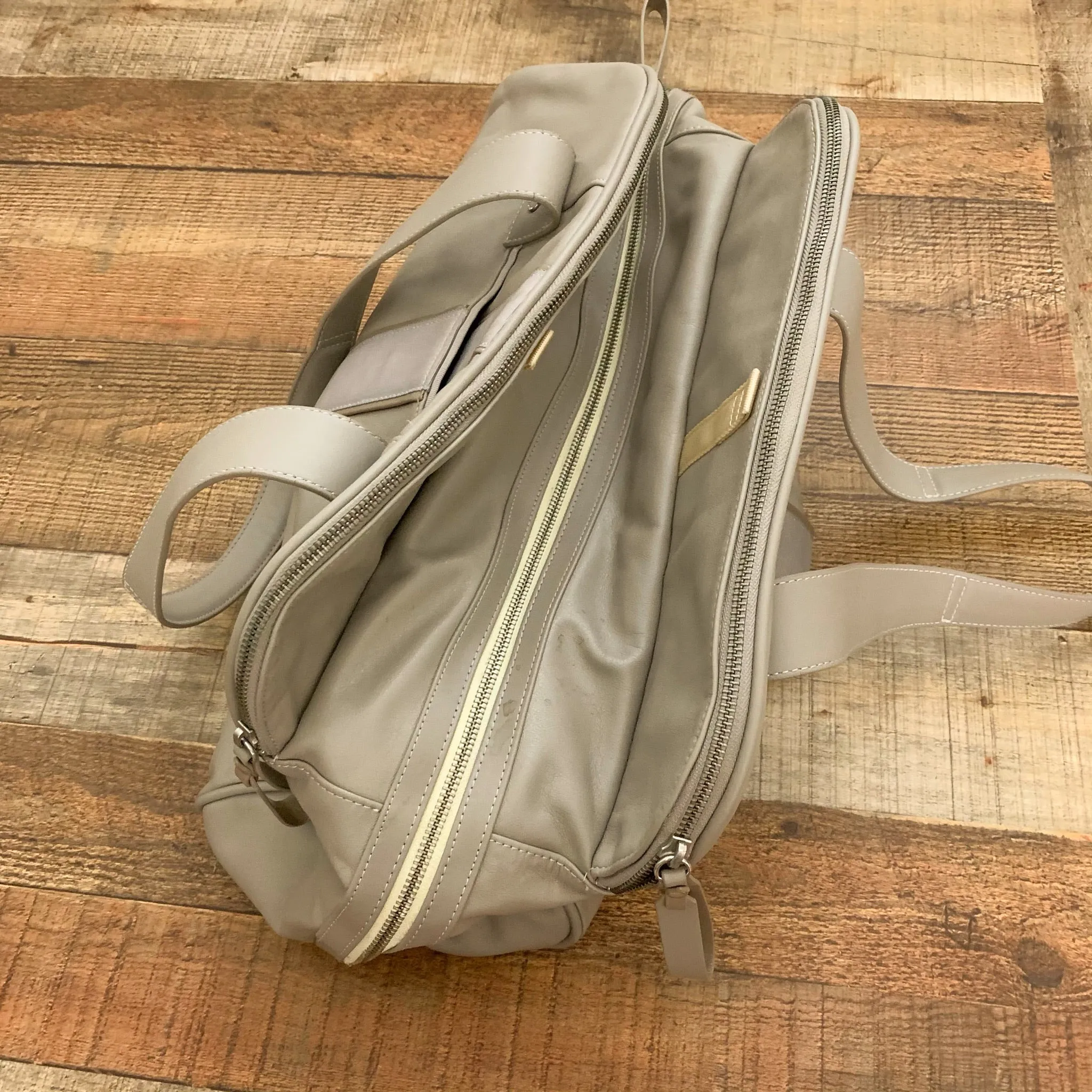 Lululemon Grey Multi Pocket Gym Bag