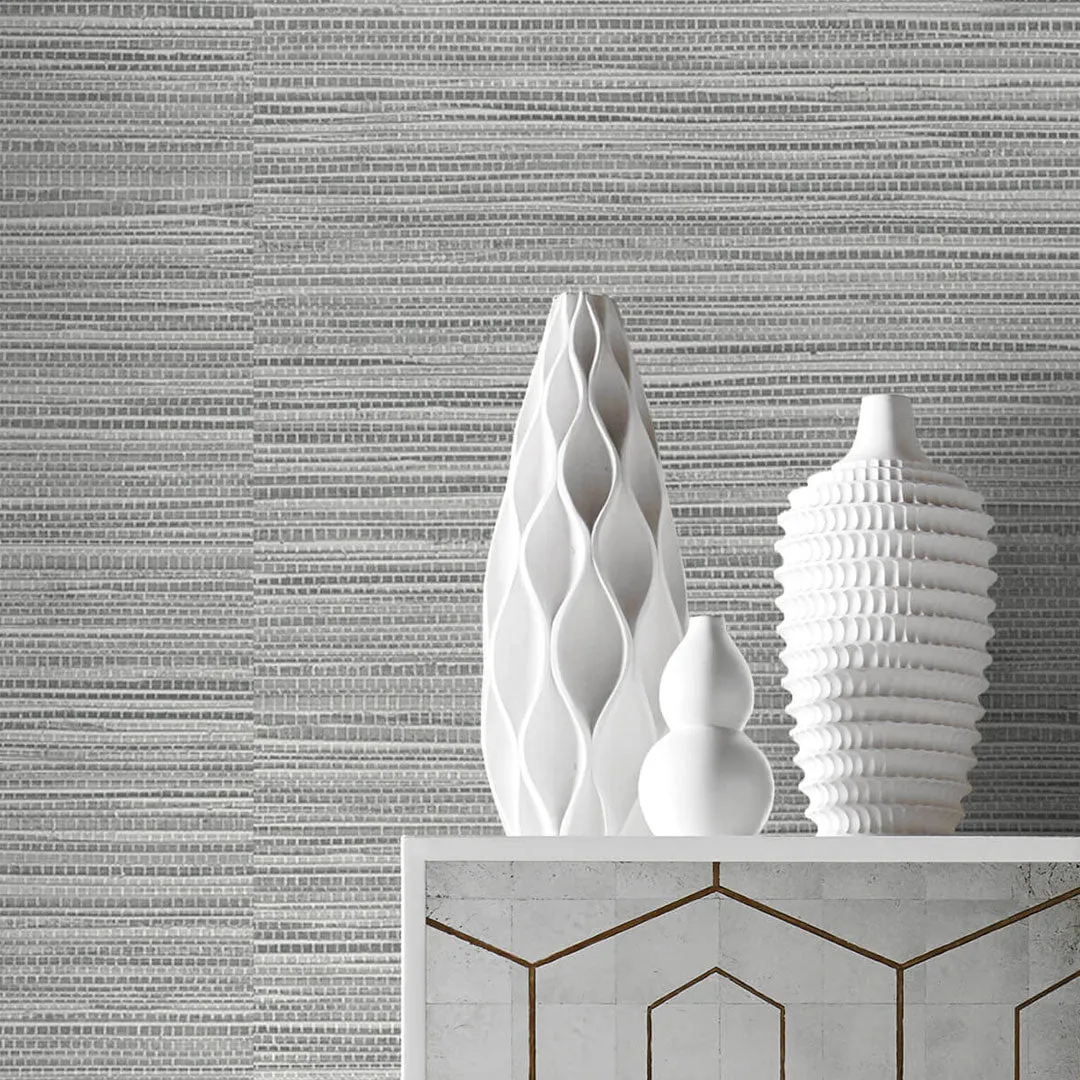 Luxe Sisal Peel-and-Stick Luxe Haven Wallpaper