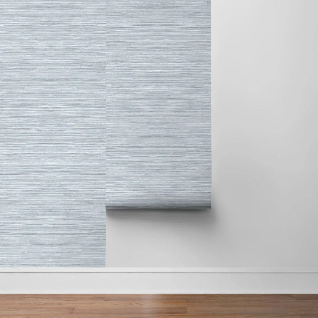 Luxe Sisal Peel-and-Stick Luxe Haven Wallpaper