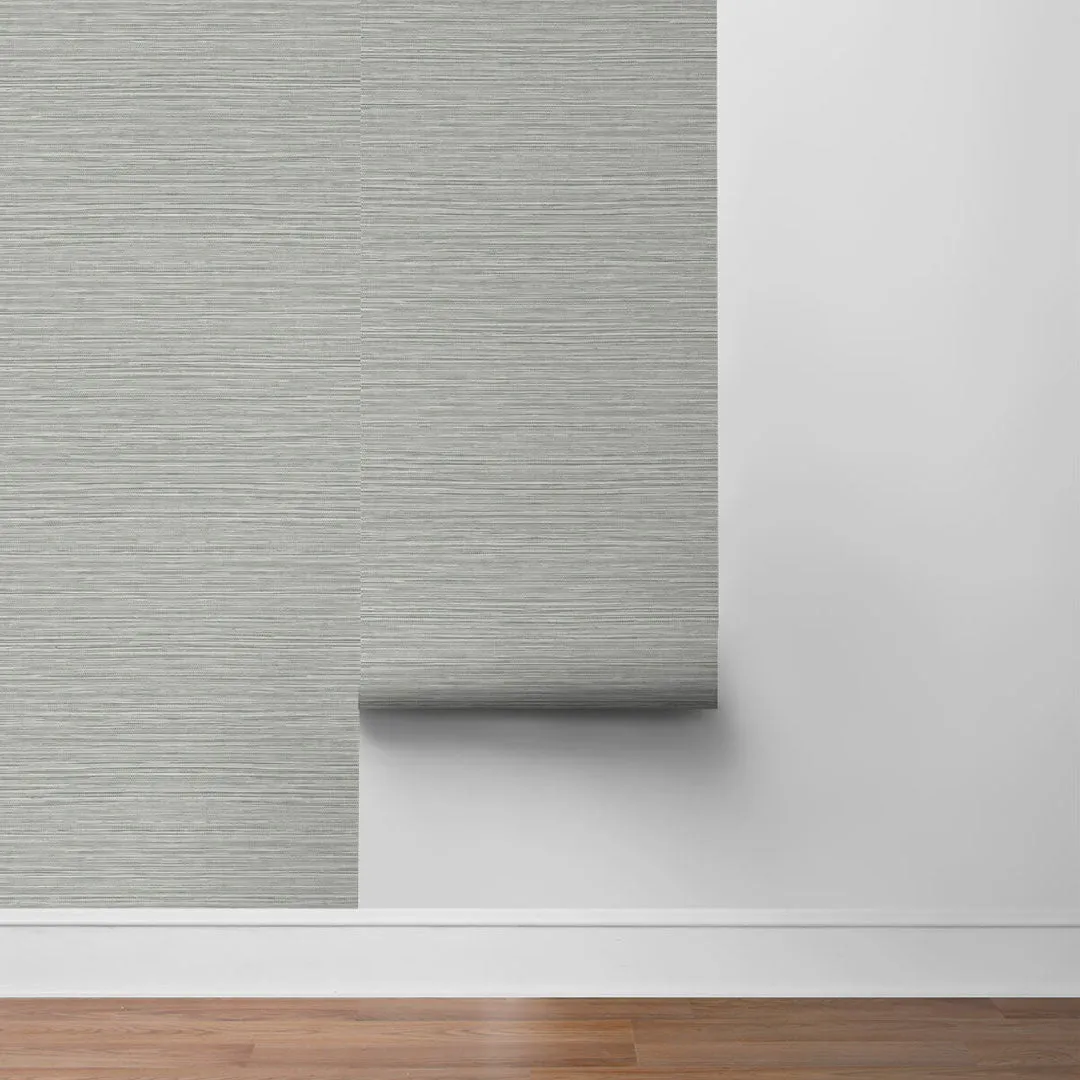 Luxe Sisal Peel-and-Stick Luxe Haven Wallpaper