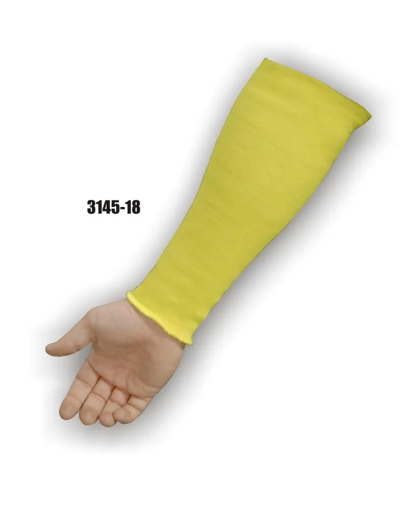 Majestic 3145-18 18" 2- Ply Cut & Heat Resistant Sleeves made with Kevlar (Two Dozen)