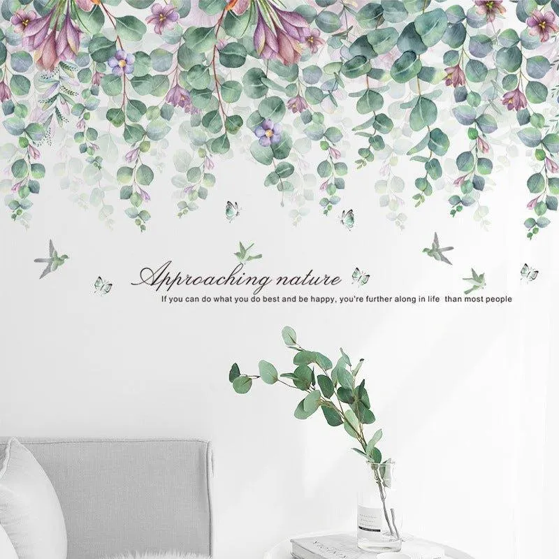 Majestic Colourful Leaves Wall Stickers