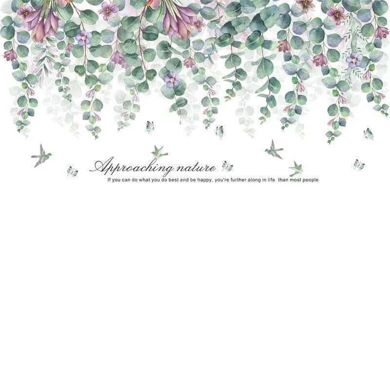 Majestic Colourful Leaves Wall Stickers